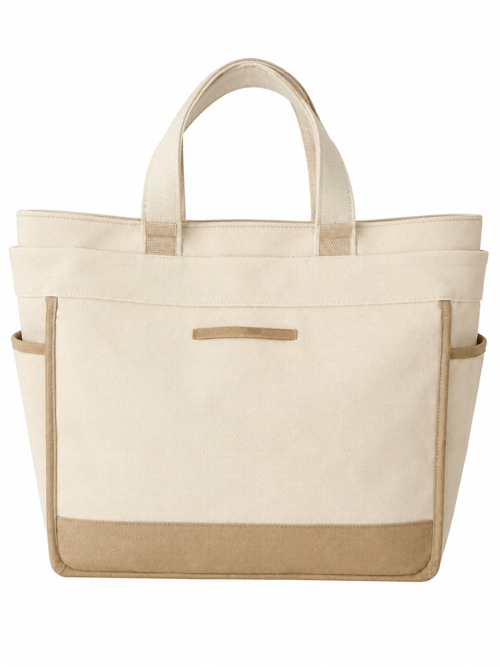 Thirty-One Gifts Canvas Utility Tote Cream Tan Large Organizer Bag